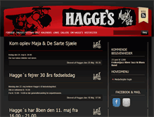 Tablet Screenshot of hagges.dk